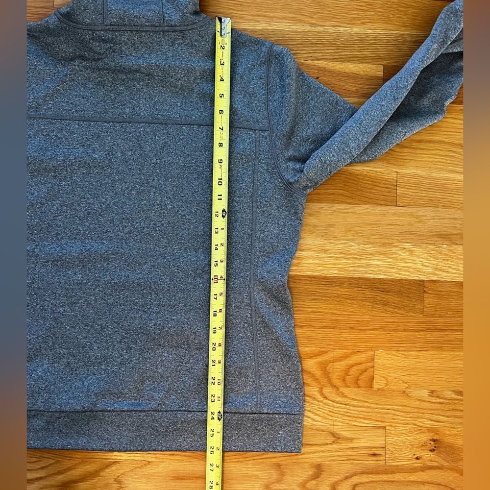 The North Face Womens Hoodie Sweatshirt Full Zip Pockets Gray w/ Pink Size Large - Picture 13 of 14